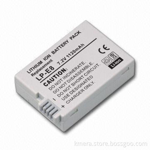 Digital Camera Battery with 1,120mAh Capacity and 7.4V Voltage